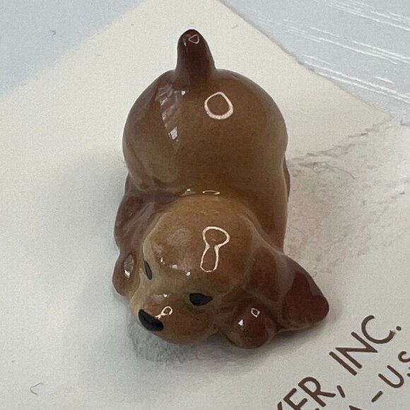 🐶 Hagen-Renaker Cocker Spaniel Pup Figurine, Retired Miniature #00091 - Picture 2 of 5